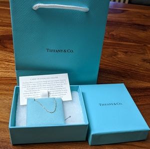 Brand New Tiffany 16" Sterling Silver Necklace